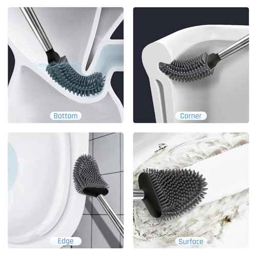 Silicone Toilet Brush (2 Count)