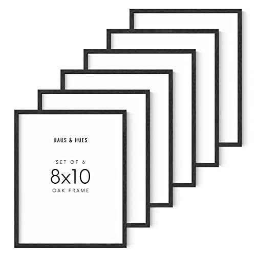 8x10 Black Oak Frame Set of 6 (6 Count)