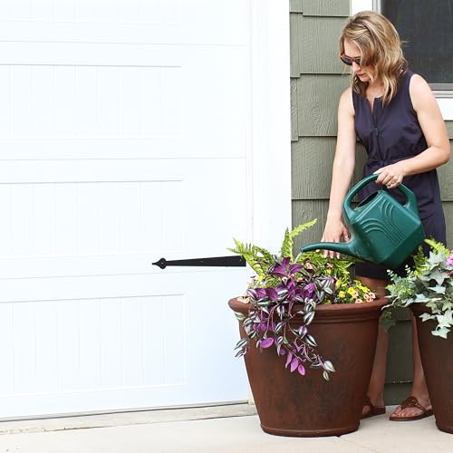 Sunnydaze Anjelica 24'' Large Plastic Planter Pot for Plants (4 Count)