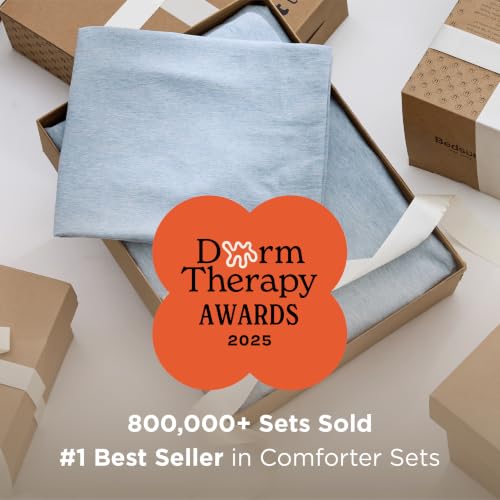 Light Blue Queen Comforter Set