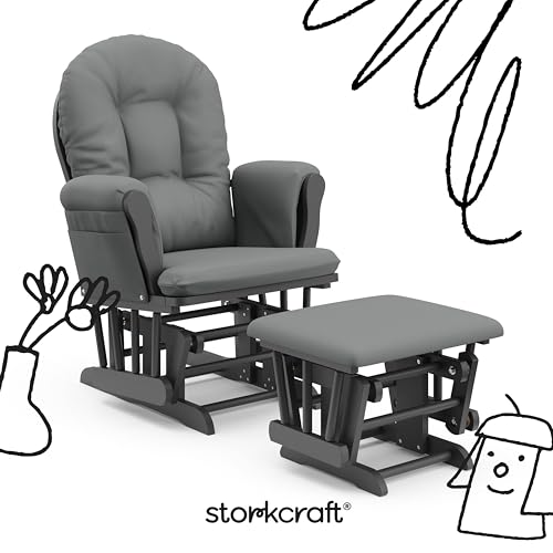 Premium Hoop Glider & Ottoman