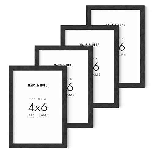 4x6 Black Oak Frame Set of 4 (4 Count)