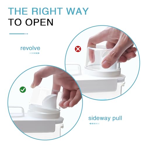 2 Pack Laundry Detergent Dispenser (122 Fl Oz)