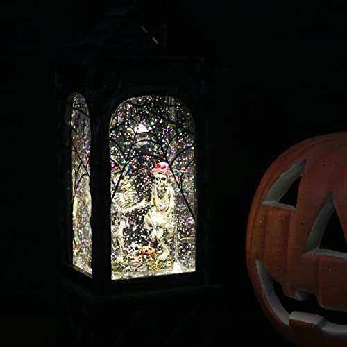 Halloween Ghost Projection Snow Globe Lantern with 6 Hour Timer