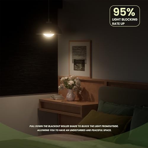Blackout Roller Shades for Indoor Windows