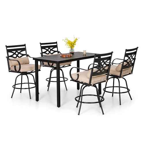 Patio Bar Set 5 PCS