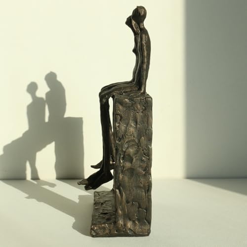 Abstract Couple Statue Minimalist Decor