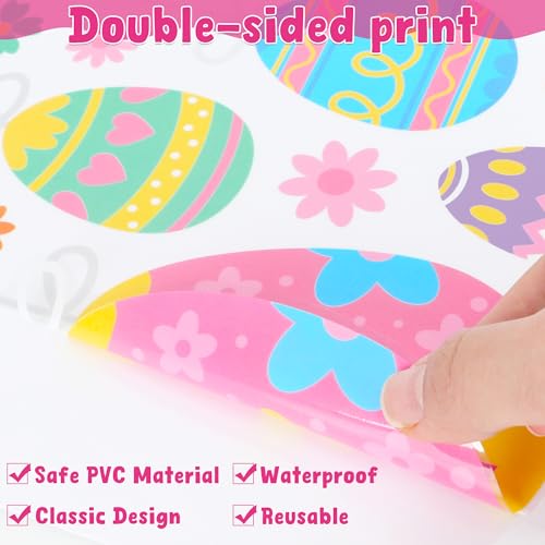 9 Sheets Easter Window Clings (9 Count)
