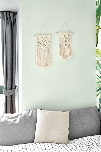2Pcs Small Macrame Wall Hanging (2 Count)