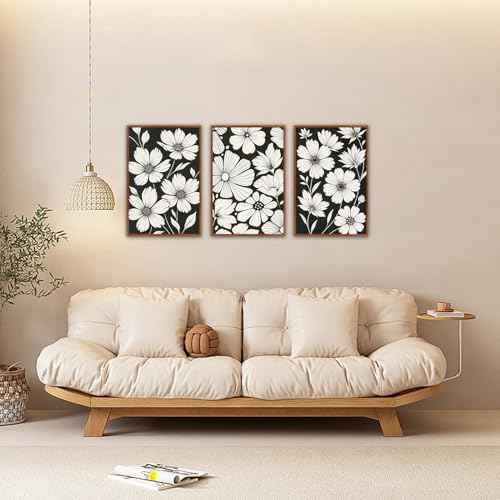 Vintage Floral Wall Art Canvas