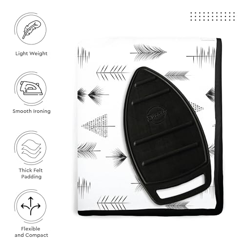Ironing Mat Heat Resistant Pad 48"x28" Black Arrow