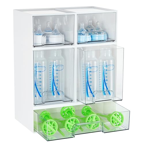 Stackable Storage Drawers Set of 5 (5 Count)