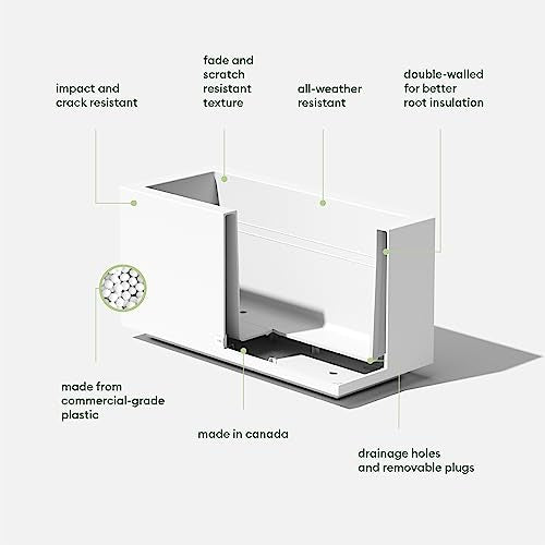 Block Series Long Box Planter