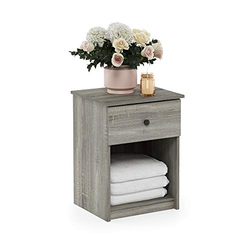 TIDUR Set of 2 Night Stand with Drawer