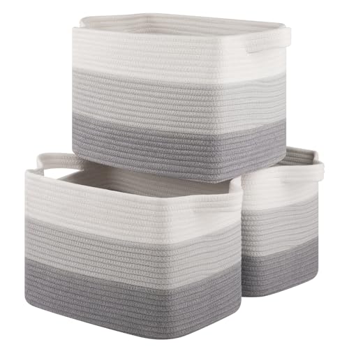 Storage Basket for Organizing 3 Pack (3 Count)