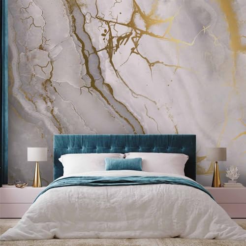 Peel and Stick Wall Mural Peel and Stick Marble Stone 212x98 in (11 Count)