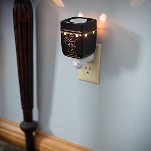 Faith Hope Love Ceramic Stoneware Plug