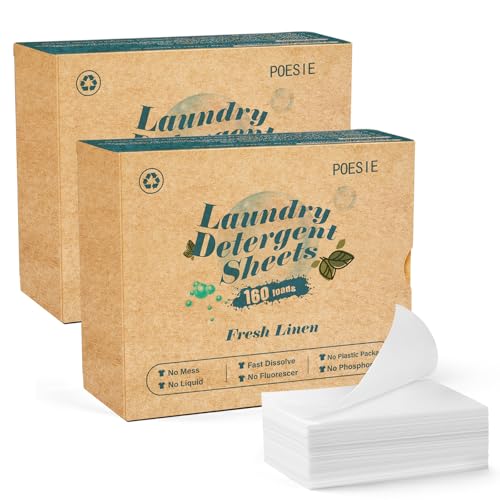 Laundry Detergent Sheet Fresh Linen Scent 320 Sheets (320 Count)