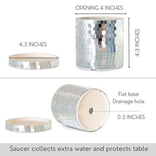 Disco Ball Planter Pot