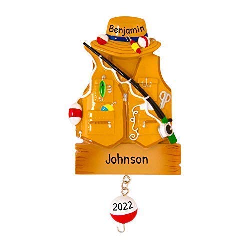Personalized Gone Fishing Ornament 2026