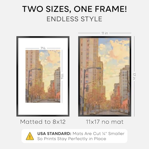 11x17 Black Picture Frame