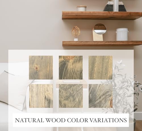 Rustic Shelves with J (2 Count)