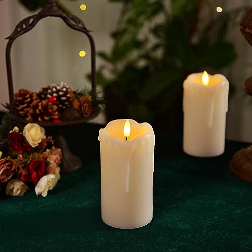 Dripping Wax Flameless Candles (2 Count)
