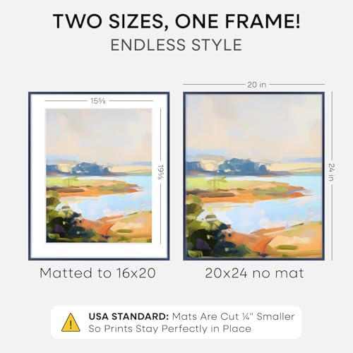 20x24 Blue Picture Frame (2 Count)