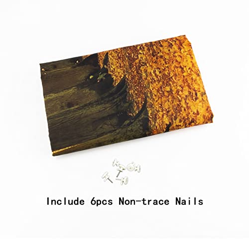 Fall Maple Forest Tapestry Natural Landscape Autumn Maple Tree with Vintage Road Fall Wall Hanging for Bedroom Living Room Dorm Home Party Decor 59x51 Inch
