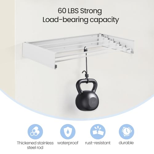 Wall Mounted Laundry Drying Rack