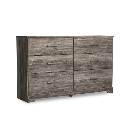 Ralinksi 6 Drawer Rustic Gray Double Dresser