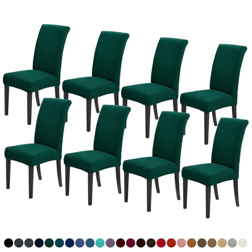 Chair Covers for Dining Room Set of 8 (8 Count)