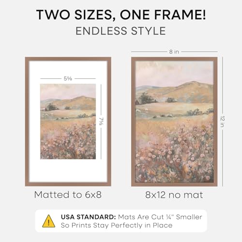 8x12 Mocha Picture Frame