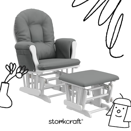 Premium Hoop Glider & Ottoman