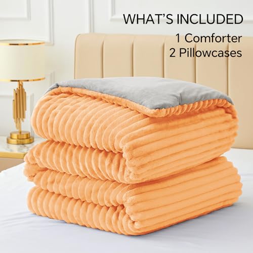 Fleece Full Comforter Set