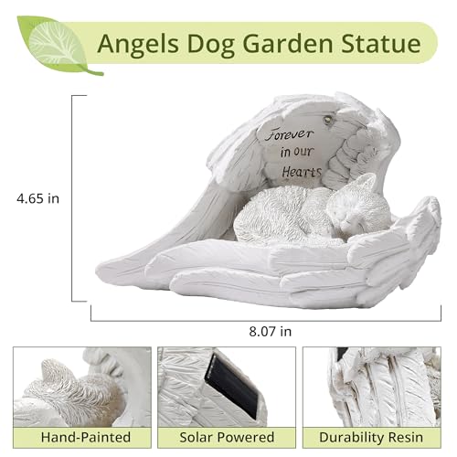 Pet Cat Solar Garden Memorial Statue