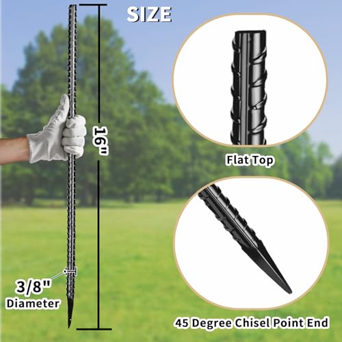 16 inches Rebar Stakes 18 (18 Count)