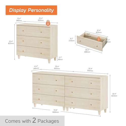 Dresser with 6 Drawers