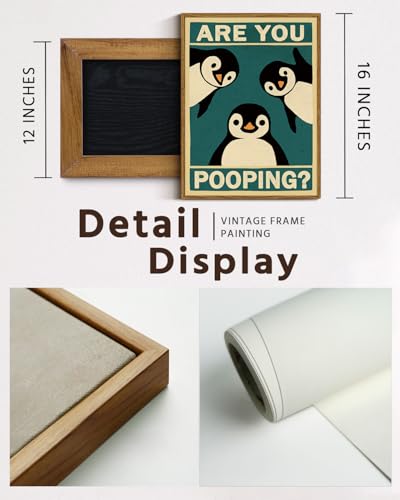Framed Canvas Wall Art Home Decor Penguin Probe Canvas Prints