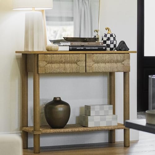 Beacon Wooden Sofa Console Table with Drawers