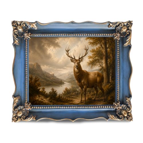 8x10 Vintage Picture Frame with Embossed Flower Design