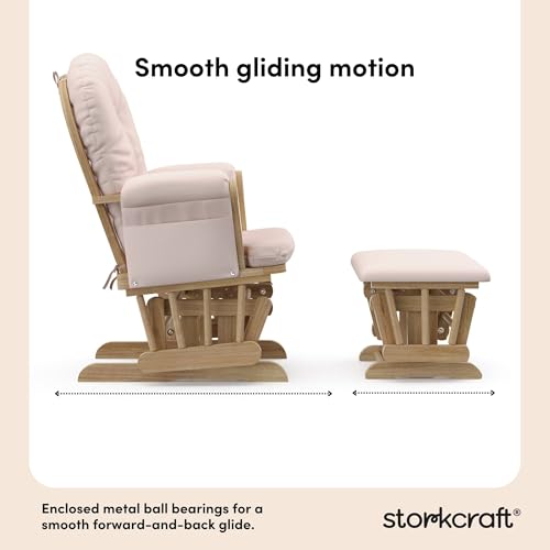 Premium Hoop Glider & Ottoman