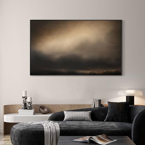 30"x60" Extra Large Framed Wall Art Golden Sunset Cloud