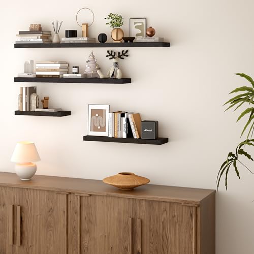 Wood Floating Shelves 48 Inch (2 Count)