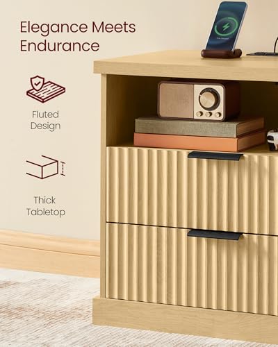 Nightstand with Charging Station