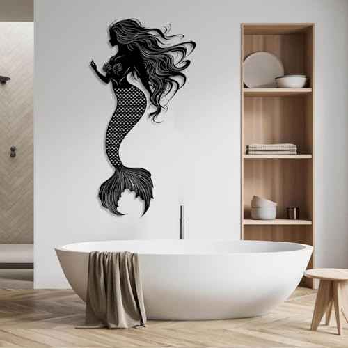 Metal Mermaid Wall Decor