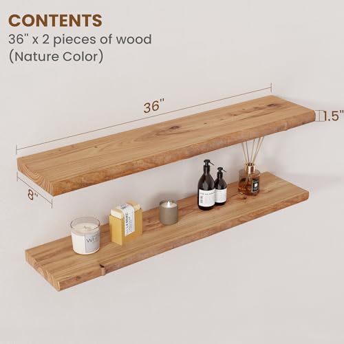 Floating Shelves for Wall Decor (2 Count)