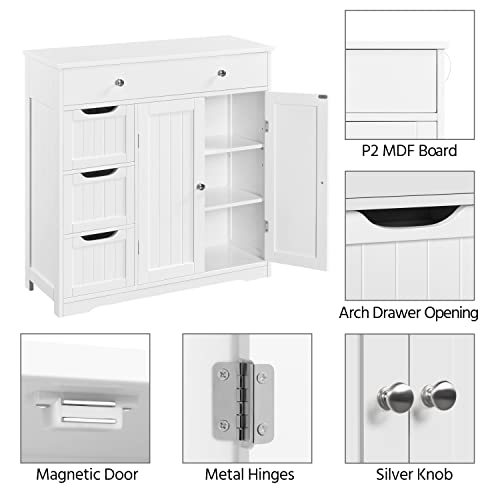 Bathroom Floor Cabinet with 1 Big Drawer