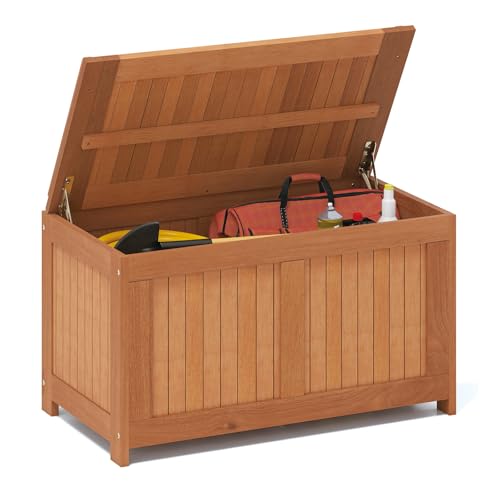 52 Gallon Wood Outdoor Storage Box