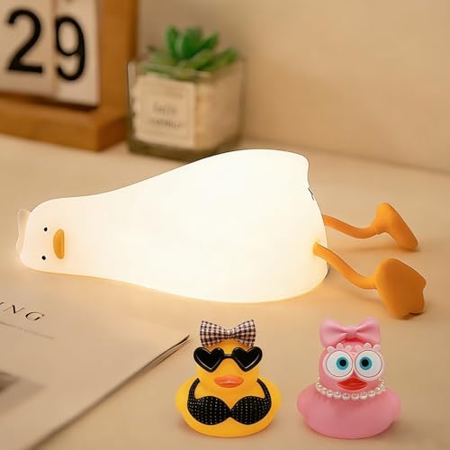 Lying Flat Duck Night Light